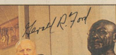 Lot #99 Gerald Ford (4) Signed Newspapers - Image 6