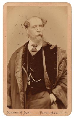 Lot #502 Charles Dickens Carte-de-Visite Photograph
