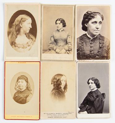 Lot #505 Female Authors (6) Carte-de-Visite Photographs