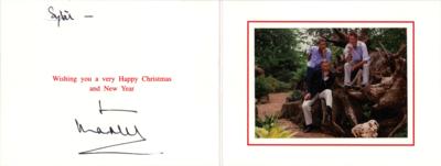 Lot #276 King Charles III Signed Christmas Card (2002)
