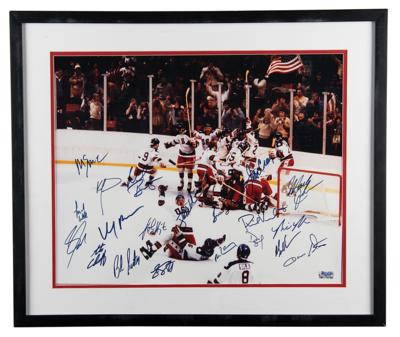 Lot #845 Miracle on Ice Signed Photograph - Image 2