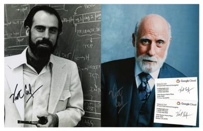 Lot #245 Vint Cerf (4) Signed Items