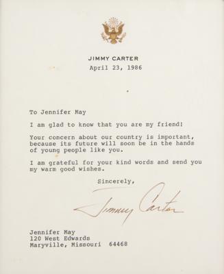 Lot #89 Jimmy Carter Typed Letter Signed - Image 2