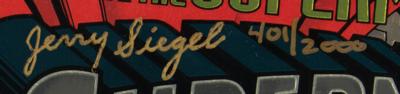 Lot #480 Jerry Siegel Signed 'Superman' Comic Book - Image 2