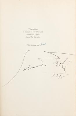 Lot #427 Salvador Dali Signed Book - Image 2
