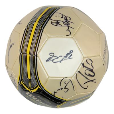 Lot #827 Brazil 2012 National Football Team Signed Soccer Ball - Image 10