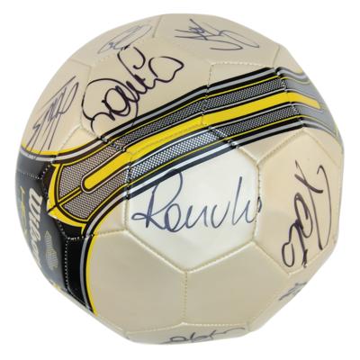Lot #827 Brazil 2012 National Football Team Signed Soccer Ball - Image 9