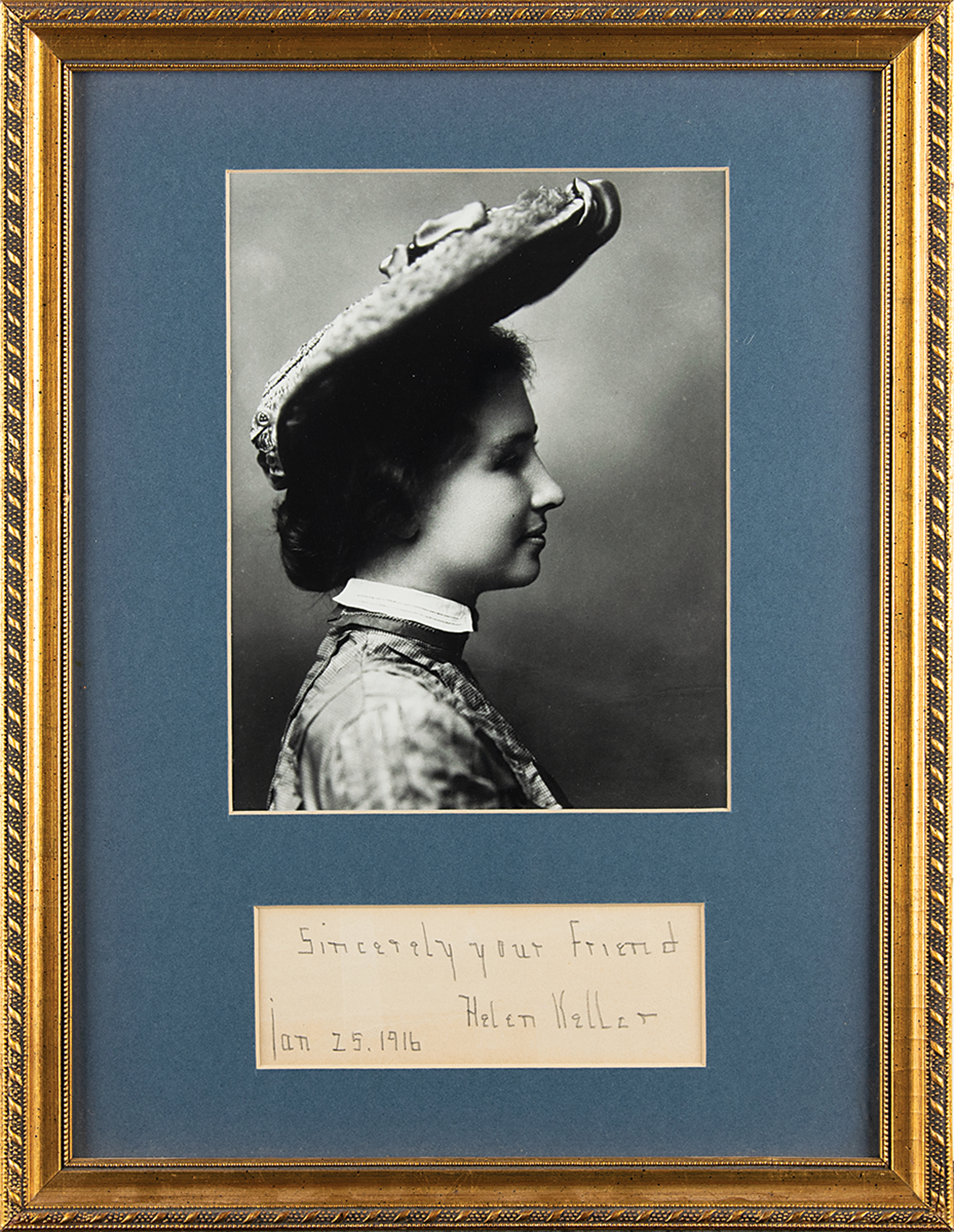 Lot #271 Helen Keller Signature