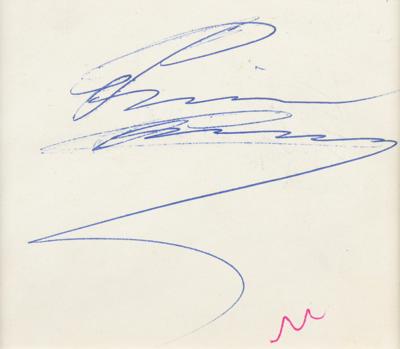 Lot #828 Primo Carnera Signature - Image 2