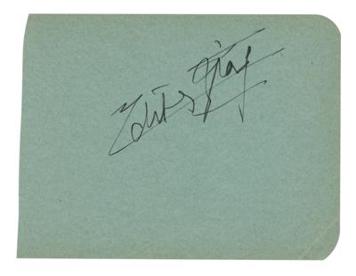Lot #608 Edith Piaf Signature