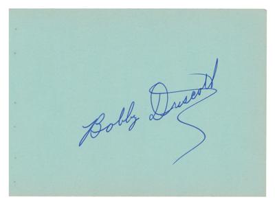 Lot #729 Bobby Driscoll Signature