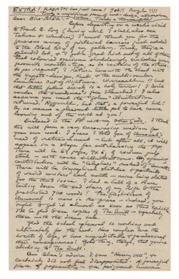 Lot #487 H. P. Lovecraft Autograph Letter Signed to Robert Bloch - Image 1