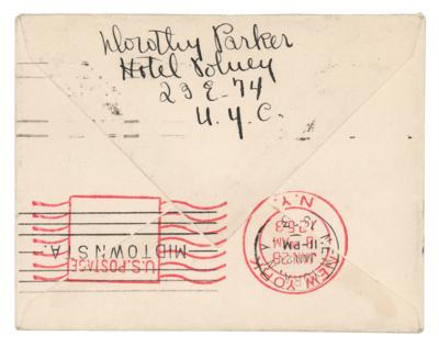 Lot #527 Dorothy Parker Autograph Letter Signed - Image 3