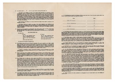 Lot #593 Duke Ellington and Billy Strayhorn Document Signed - Image 3