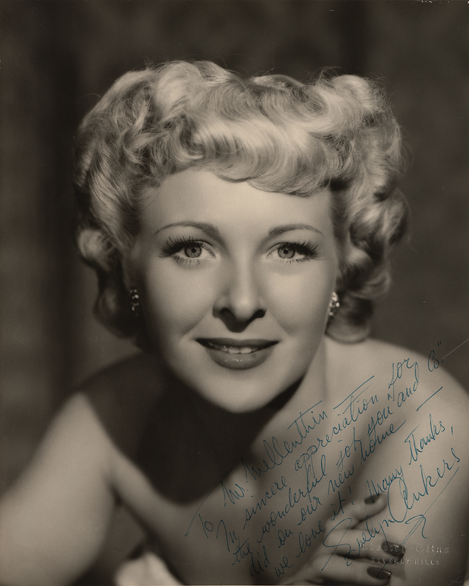 Lot #694 Evelyn Ankers Signed Photograph