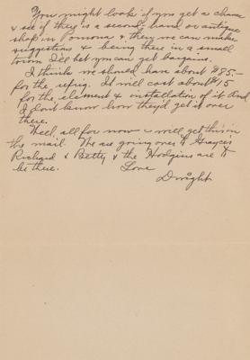 Lot #736 Dwight Frye Autograph Letter Signed - Image 3