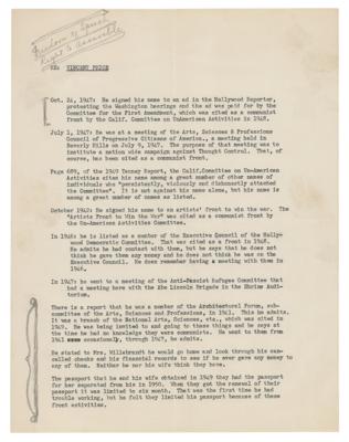 Lot #782 Vincent Price Autograph Letter Signed - Image 3