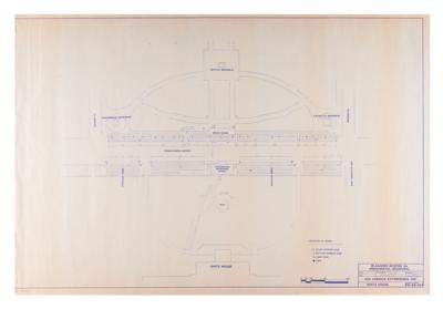 Lot #82 George Bush: 1989 Inaugural Blueprints - Image 2
