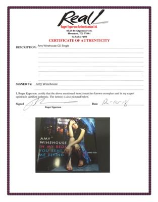 Lot #565 Amy Winehouse Signed CD Booklet - Image 2