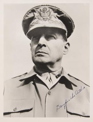 Lot #346 Douglas MacArthur Signed Photograph