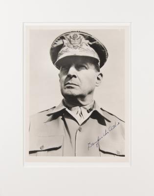 Lot #346 Douglas MacArthur Signed Photograph - Image 2