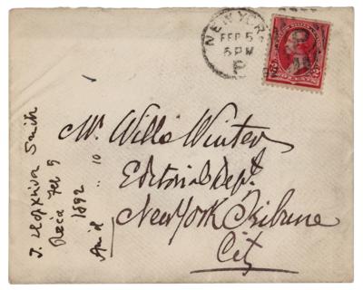 Lot #451 Statue of Liberty: Francis Hopkinson Smith Autograph Letter Signed - Image 3