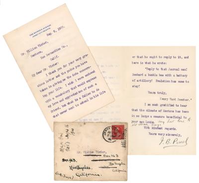 Lot #377 James Pond Typed Letter Signed - Image 1