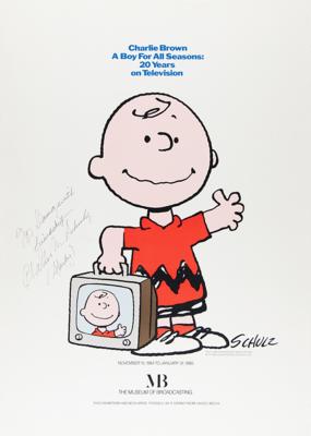Lot #479 Charles Schulz Signed Poster