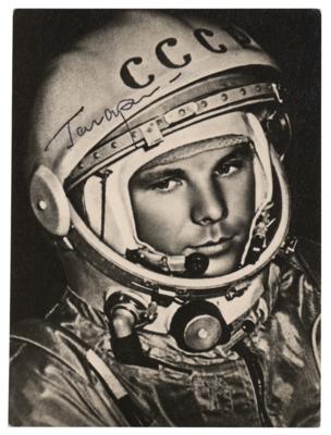 Lot #401 Yuri Gagarin Signed Photograph