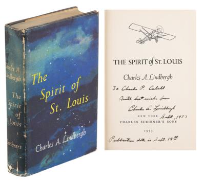 Lot #391 Charles Lindbergh Signed Book