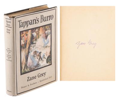Lot #508 Zane Grey Signed Book, Signed Check, and Typed Manuscript - Image 1