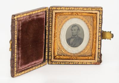 Lot #40 Abraham Lincoln Cased Tintype