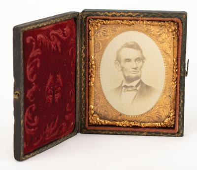 Lot #41 Abraham Lincoln Cased Photograph