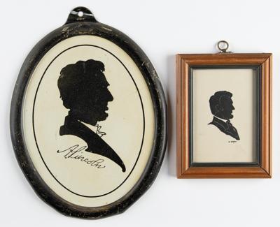 Lot #129 Abraham Lincoln (2) Silhouettes - Image 1