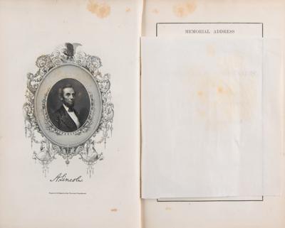 Lot #144 Abraham Lincoln: Memorial Address by George Bancroft - Image 3