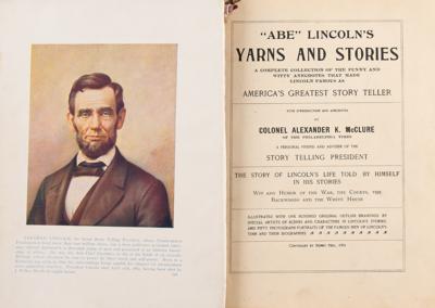 Lot #132 Abraham Lincoln (2) 'Yarns and Stories' Books - Image 2