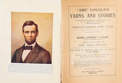 Lot #132 Abraham Lincoln (2) 'Yarns and Stories' Books - Image 3