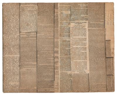 Lot #136 Abraham Lincoln Assassination Newspaper Clippings - Image 2