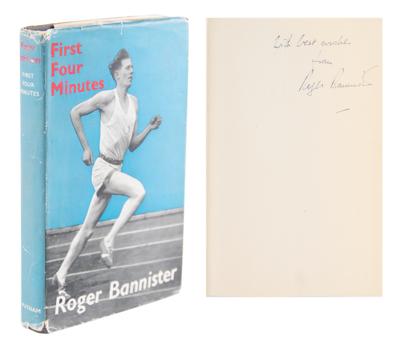 Lot #814 Roger Bannister Signed Book