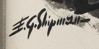 Lot #719 Gary Cooper: E. G. Shipman Original Painting for 'The Plainsman' - Image 3