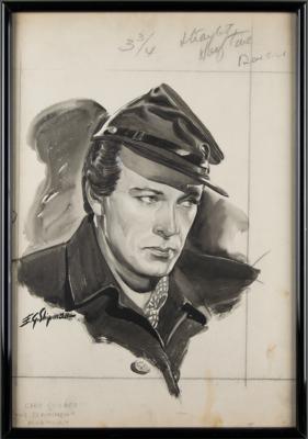 Lot #719 Gary Cooper: E. G. Shipman Original Painting for 'The Plainsman' - Image 2