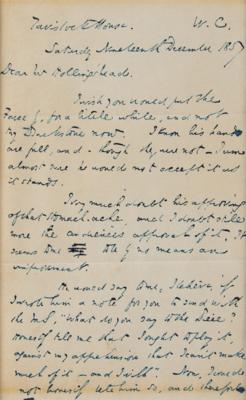 Lot #484 Charles Dickens Autograph Letter Signed - Image 3