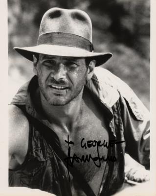 Lot #734 Harrison Ford Signed Photograph