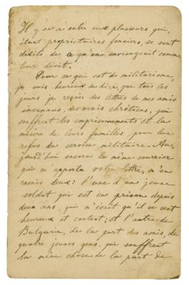 Lot #492 Leo Tolstoy Letter Signed on Politics and Religion - Image 4