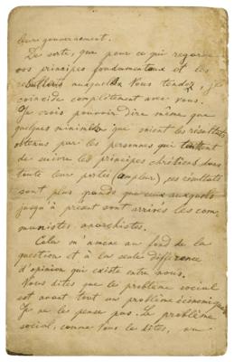 Lot #492 Leo Tolstoy Letter Signed on Politics and Religion - Image 5