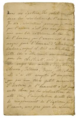 Lot #492 Leo Tolstoy Letter Signed on Politics and Religion - Image 7