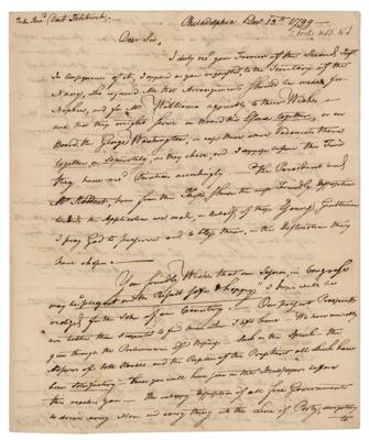 Lot #80 John Adams: Theodore Foster Autograph Letter Signed - Image 1