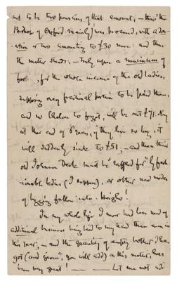 Lot #499 Thomas Carlyle Autograph Letter Signed - Image 3