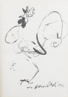 Lot #426 Salvador Dali Signed Sketch in Book - Image 2