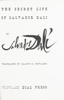 Lot #426 Salvador Dali Signed Sketch in Book - Image 5